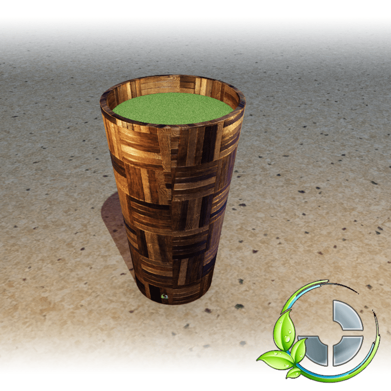 Conical Vase- Wood 1