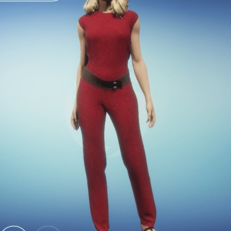 dress pants red