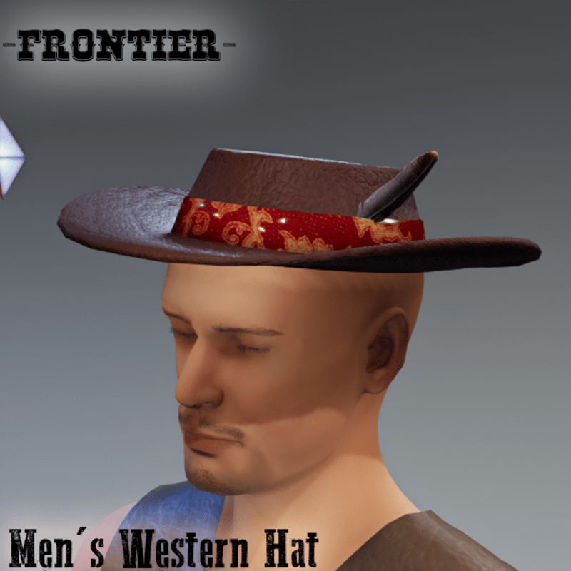 1980s Western Hat