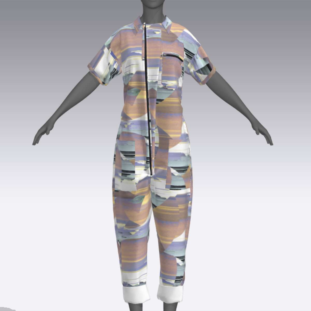 POAM Jumpsuit Pastel