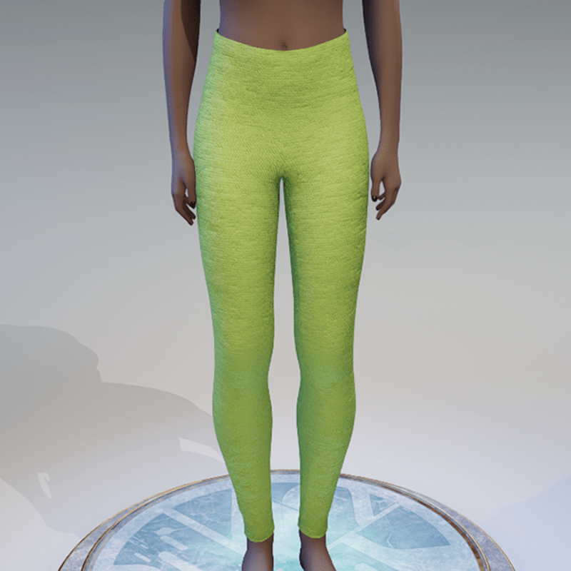 Chartreuse leggings