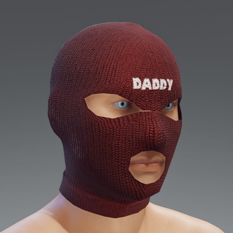 Balaclava - red daddy male