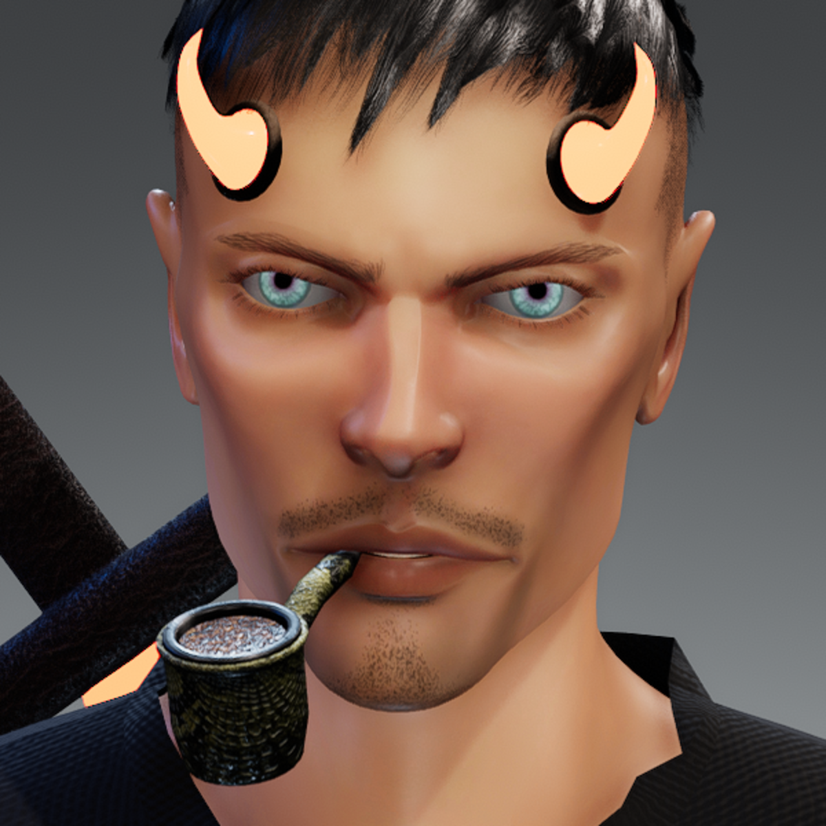 Tobacco Pipe - Snake Skin