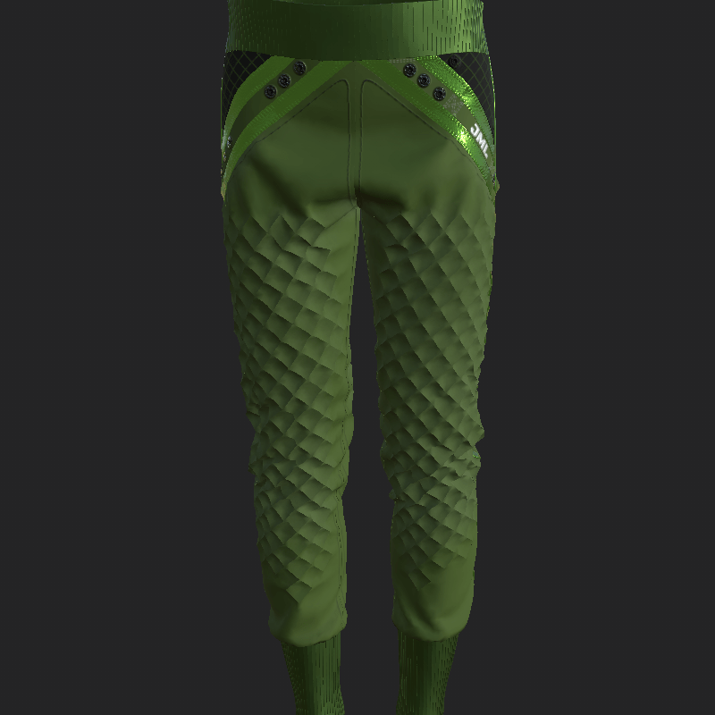 RABAH PANTS_ EMISSIVE GREEN