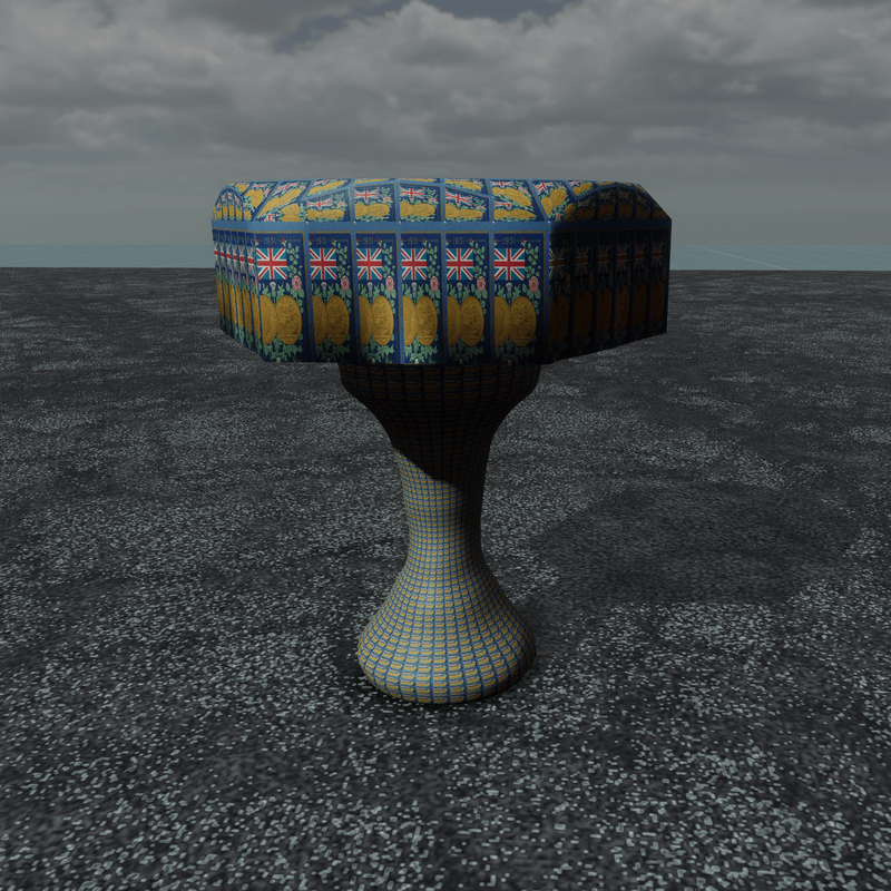 Sculpted Table British Empire