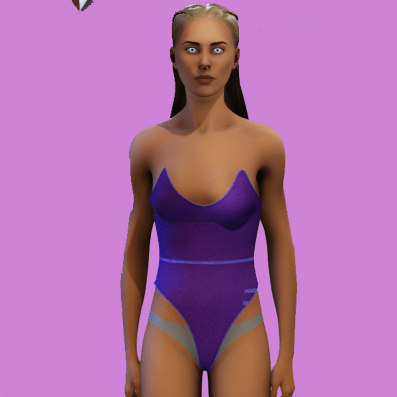 Bambi One Piece Purple