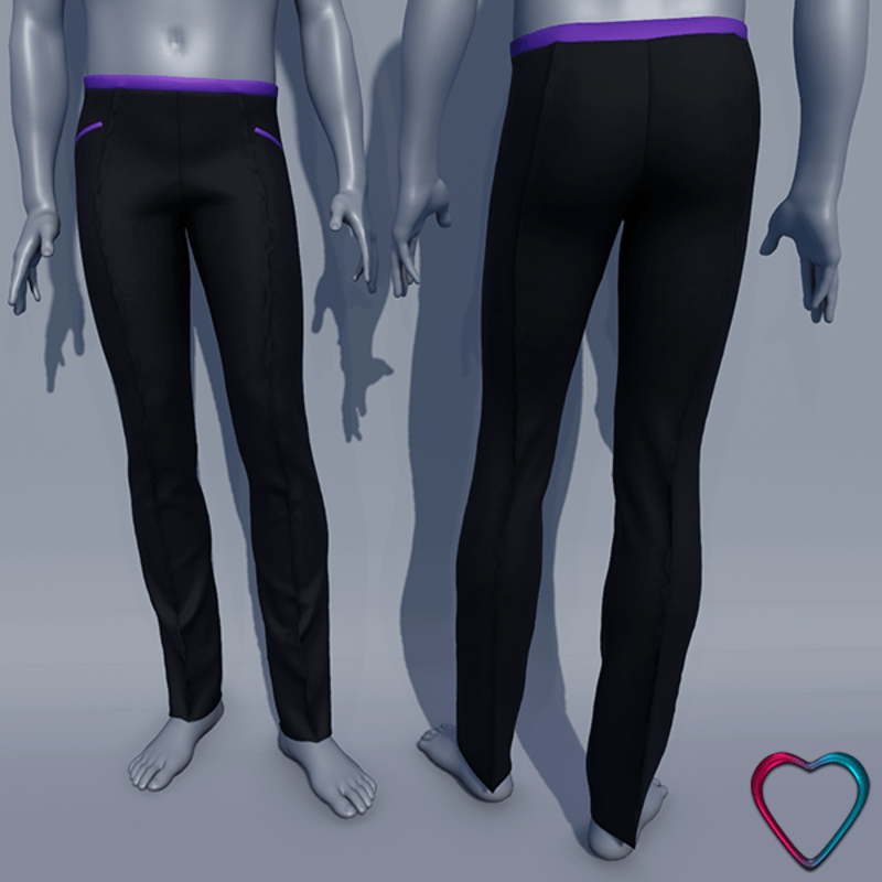 Men Formal Pants - Purple