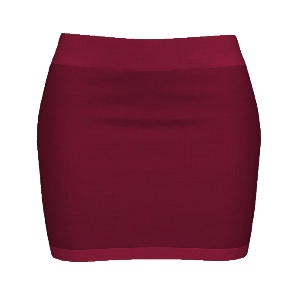 Woman Simple Skirt - Bordeaux