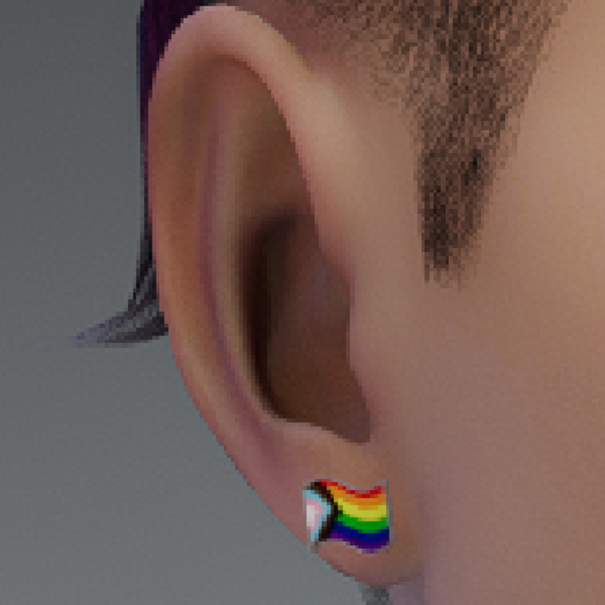 pride earrings progress