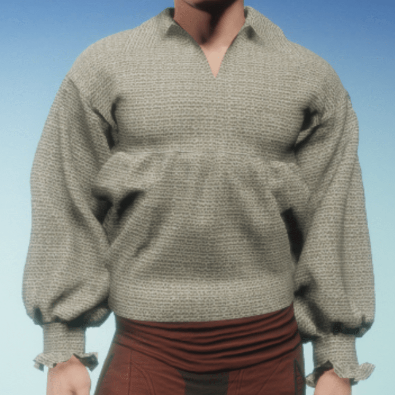 Poet Shirt in Unbleached Hemp