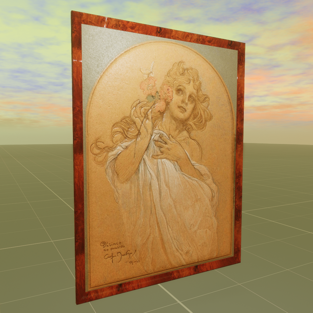 Allegory of Spring Alfons Mucha