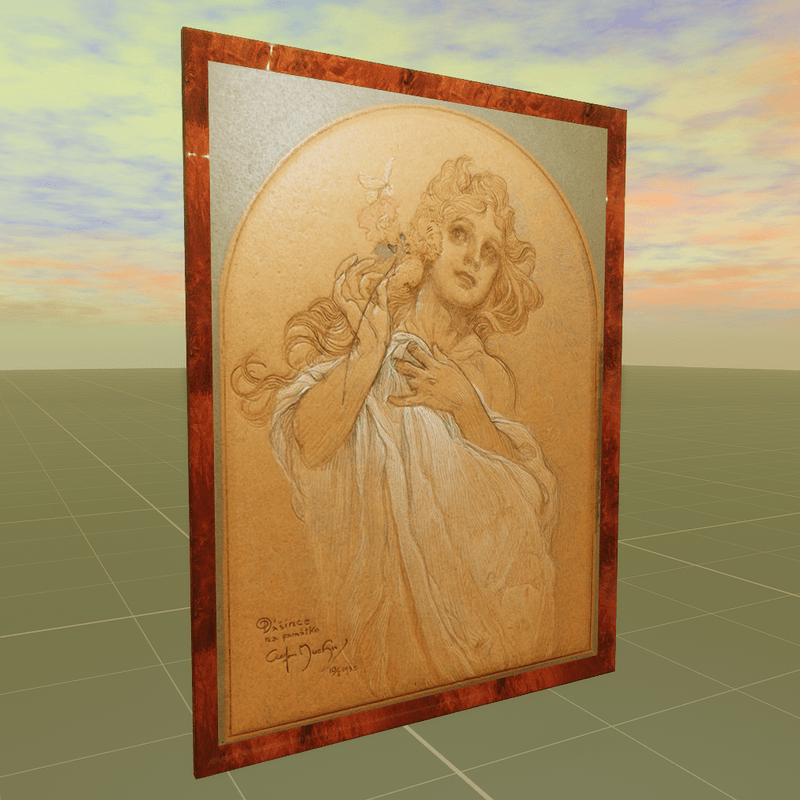 Allegory of Spring Alfons Mucha