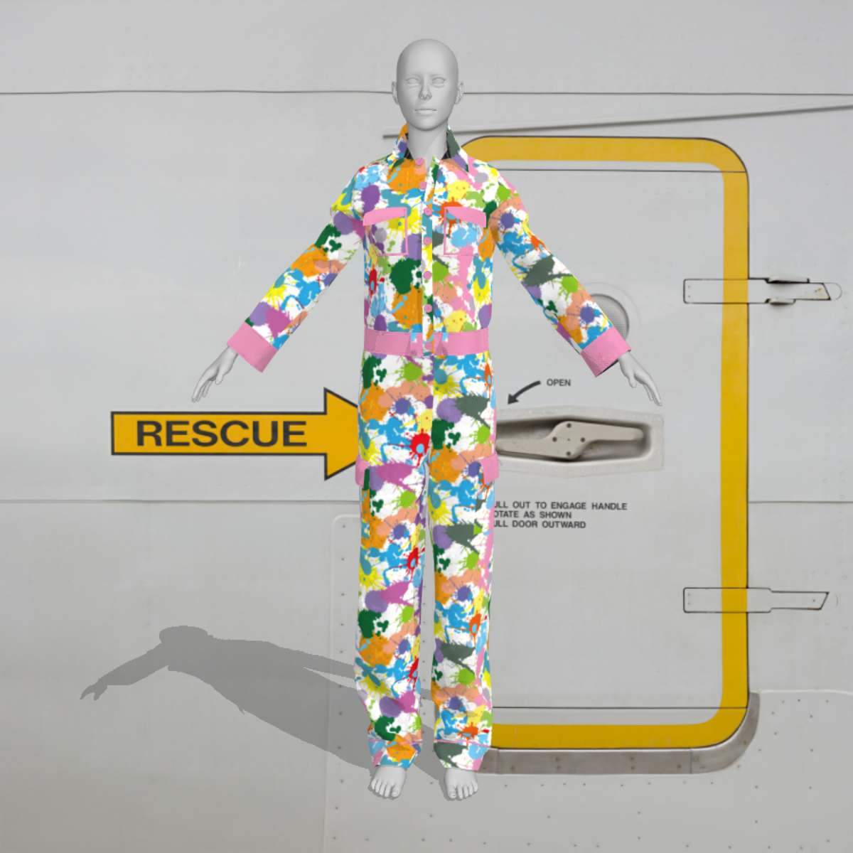 Kawaii Work Jumpsuit 008