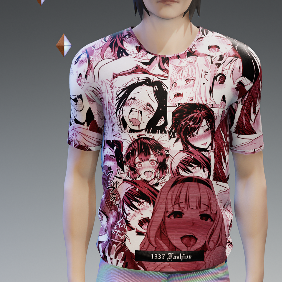 Red Tint Ahegao T-Shirt