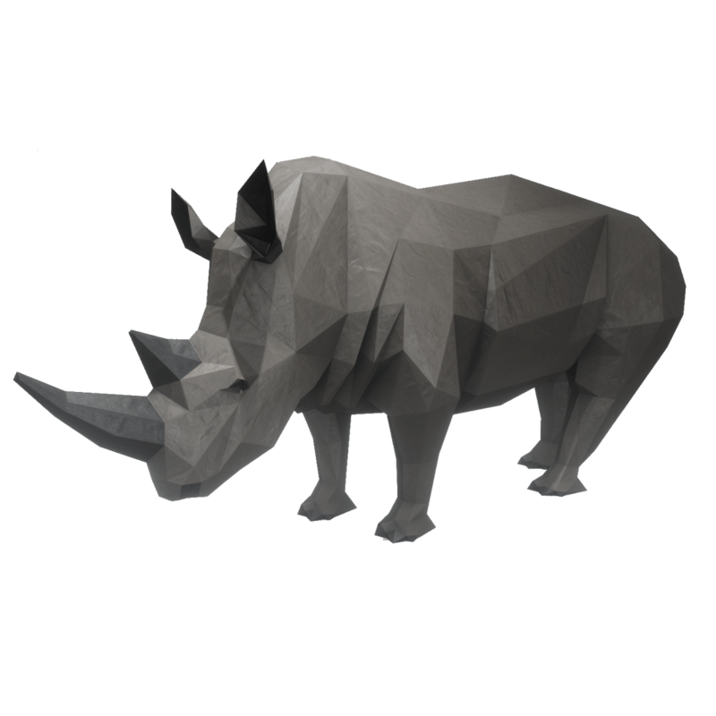 Standing Rhinoceros