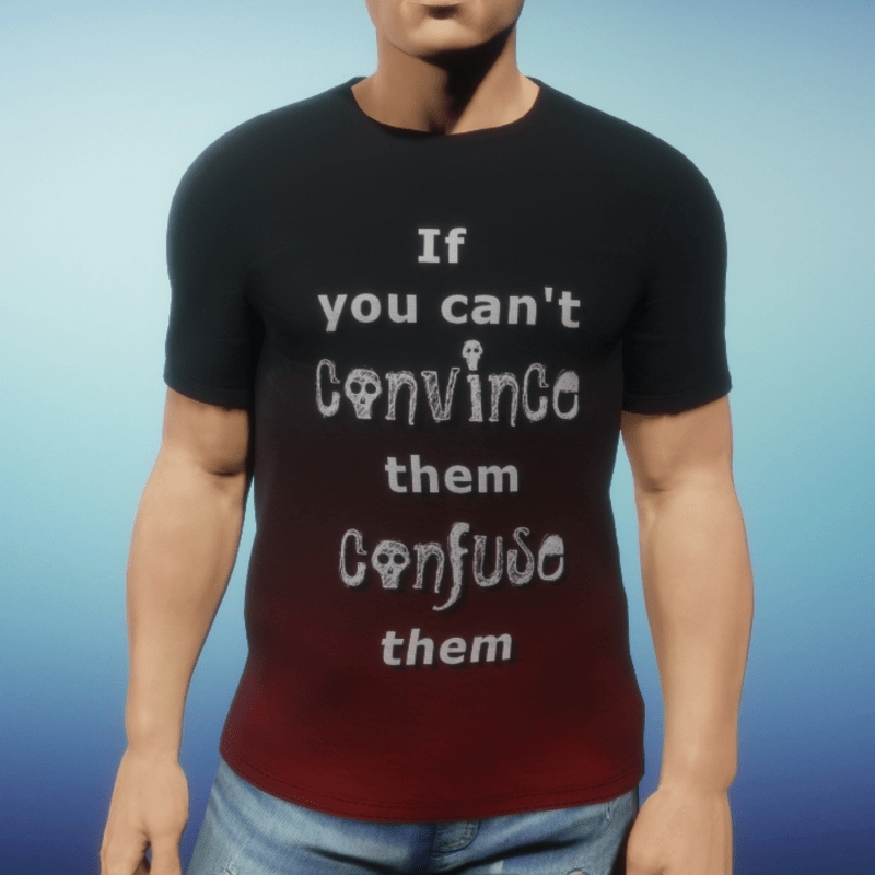 Mens Tee - Confuse