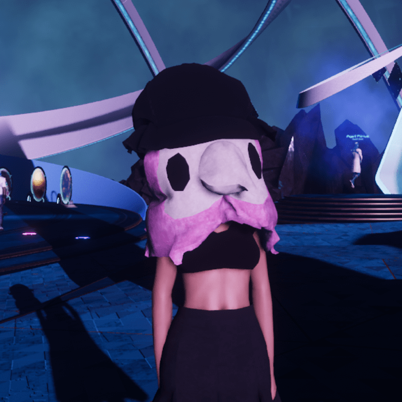 plague owl head pink