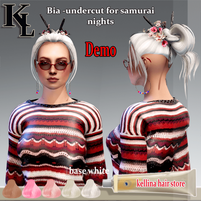 Bia -undercut hair -samurai nights-demo