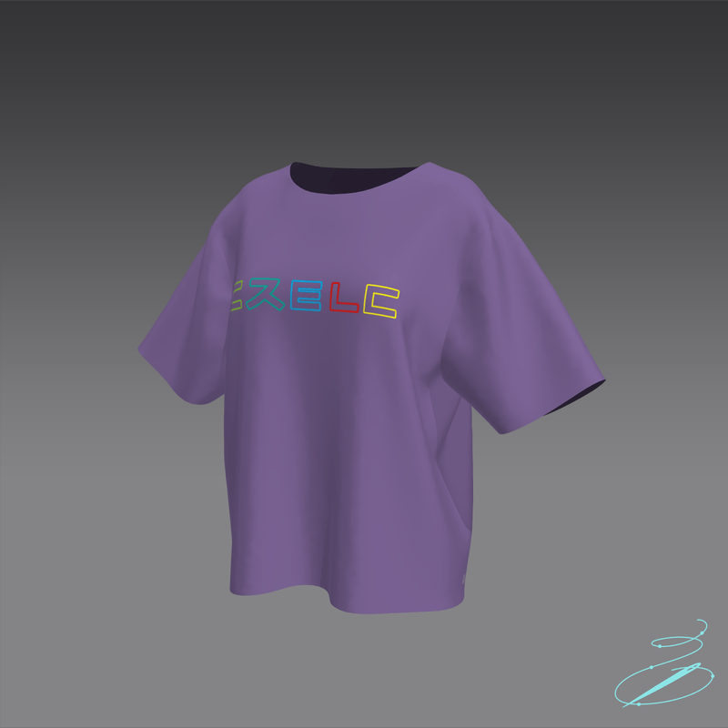 Oversized T-shirt - Purple