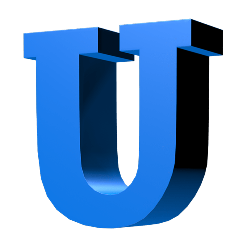 LOOT: Letter U (Blue)