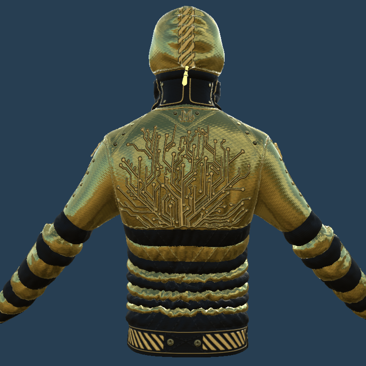 MAIKA JACKET COLORS GOLDEN EMISSIVE