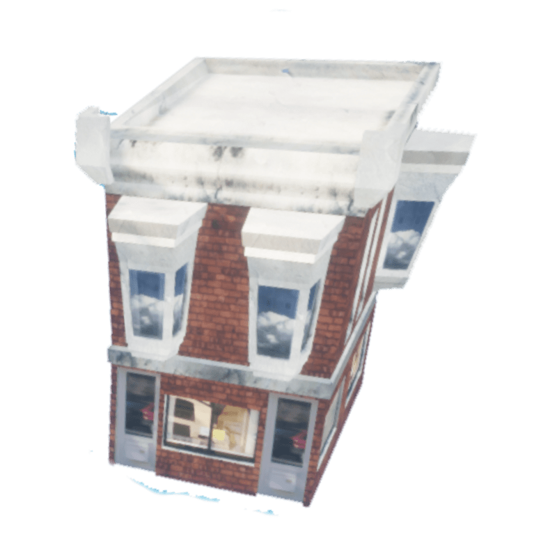 Citiezen House Pillar - Deco - no walkable