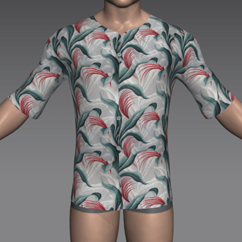 1940's beach shirt