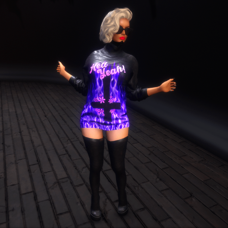 Leather Hell Yea Dress