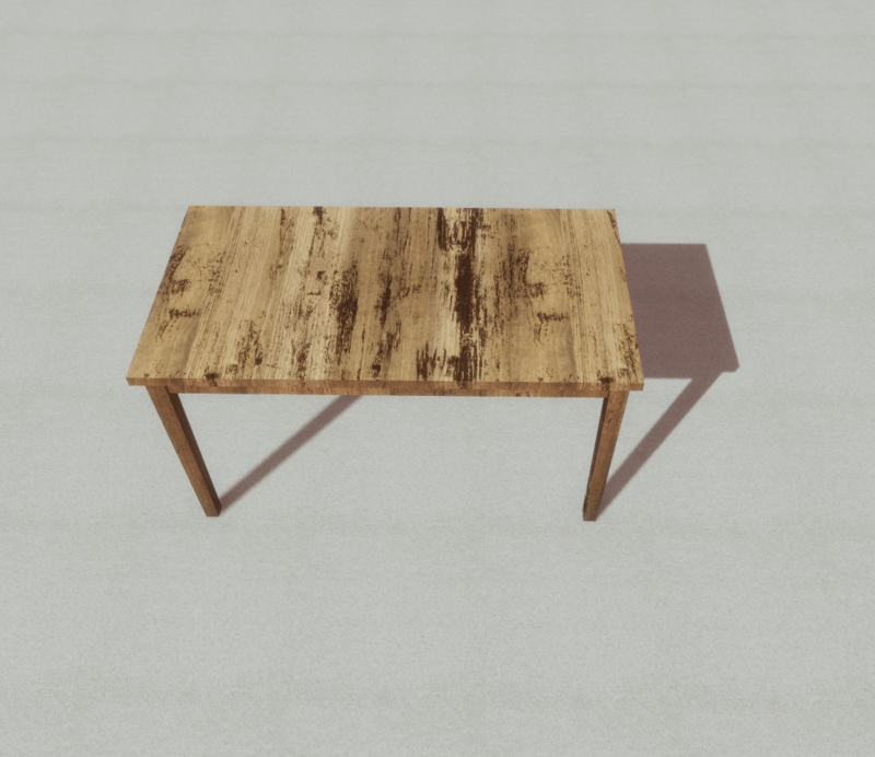 Furniture - light wooden table