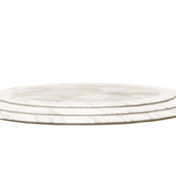 Robust castle round dais White NtBG