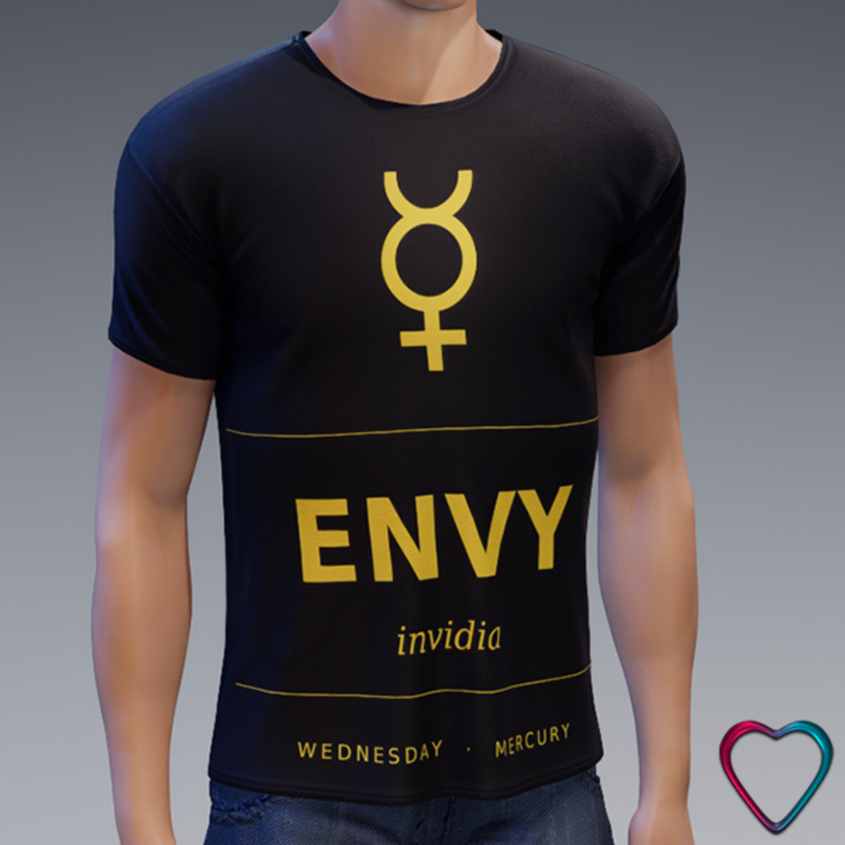 Men TeeShirt - 7 Deadly Sins - Envy