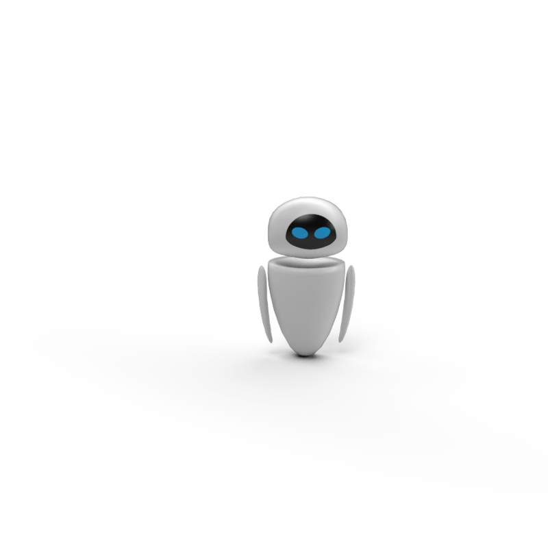 Very low poly of Eve