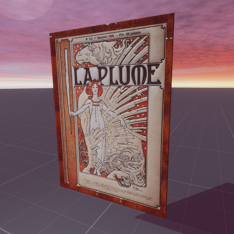 La Plume Alphonse Mucha 255