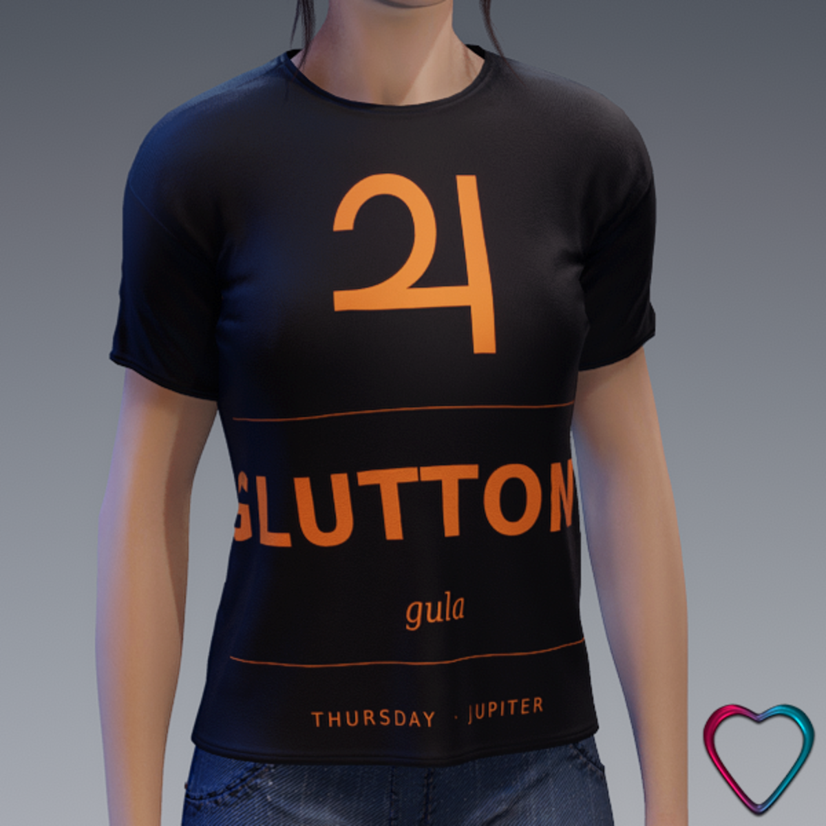 Women TeeShirt - 7 Deadly Sins - Gluttony