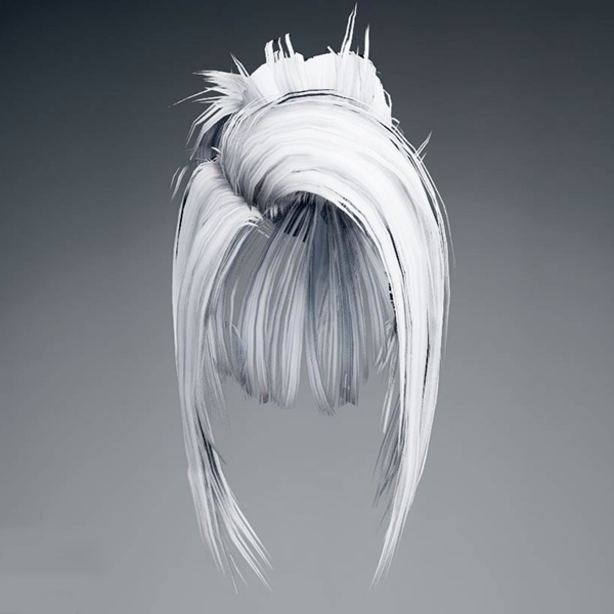 Vinx's Hair Bob Bun White