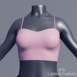 L.F. SOLENE TOP ROSE POUDRE