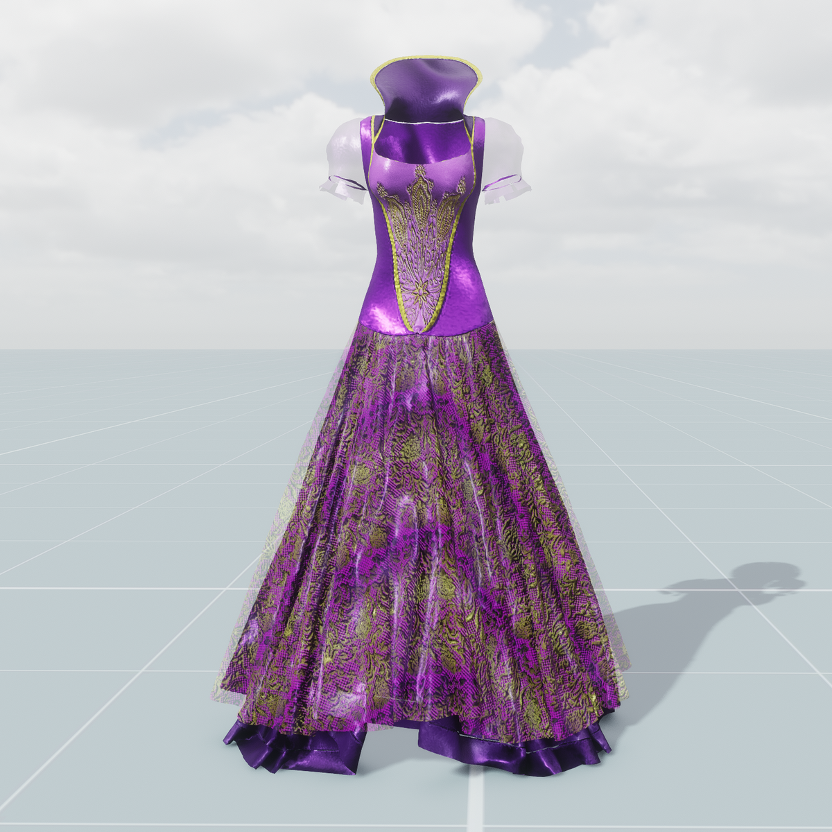 Queen's Dress (Pink Purple)