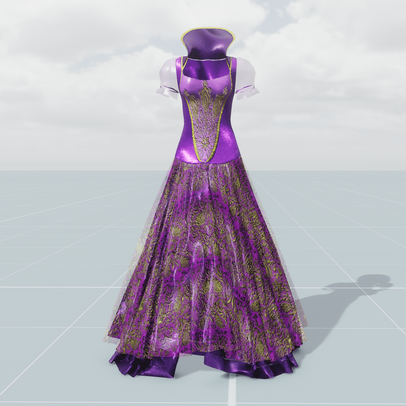 Queen's Dress (Pink Purple)