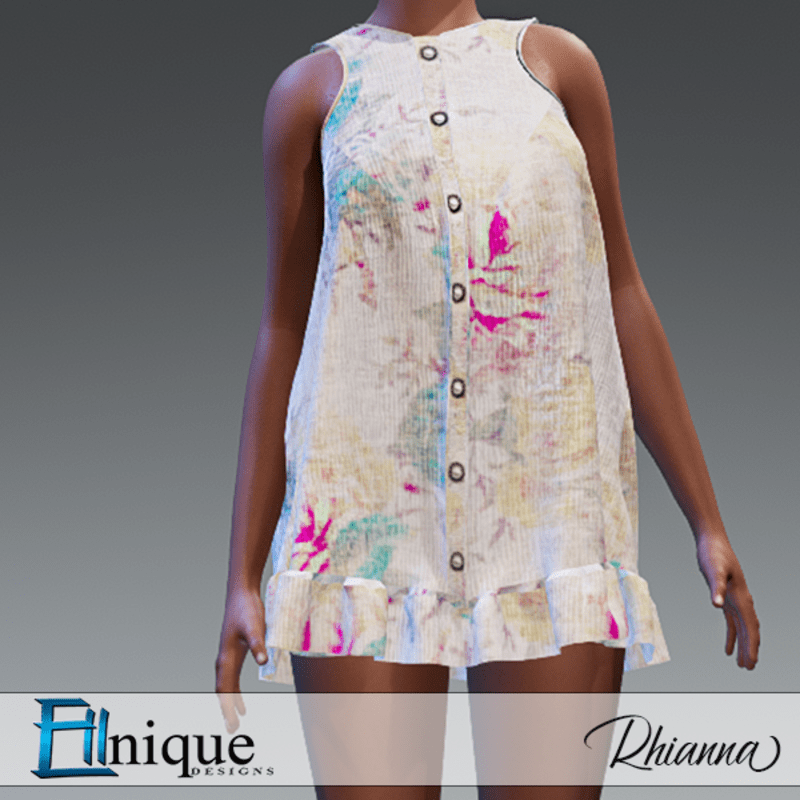 Rhianna Pink Floral Trapeze Dress