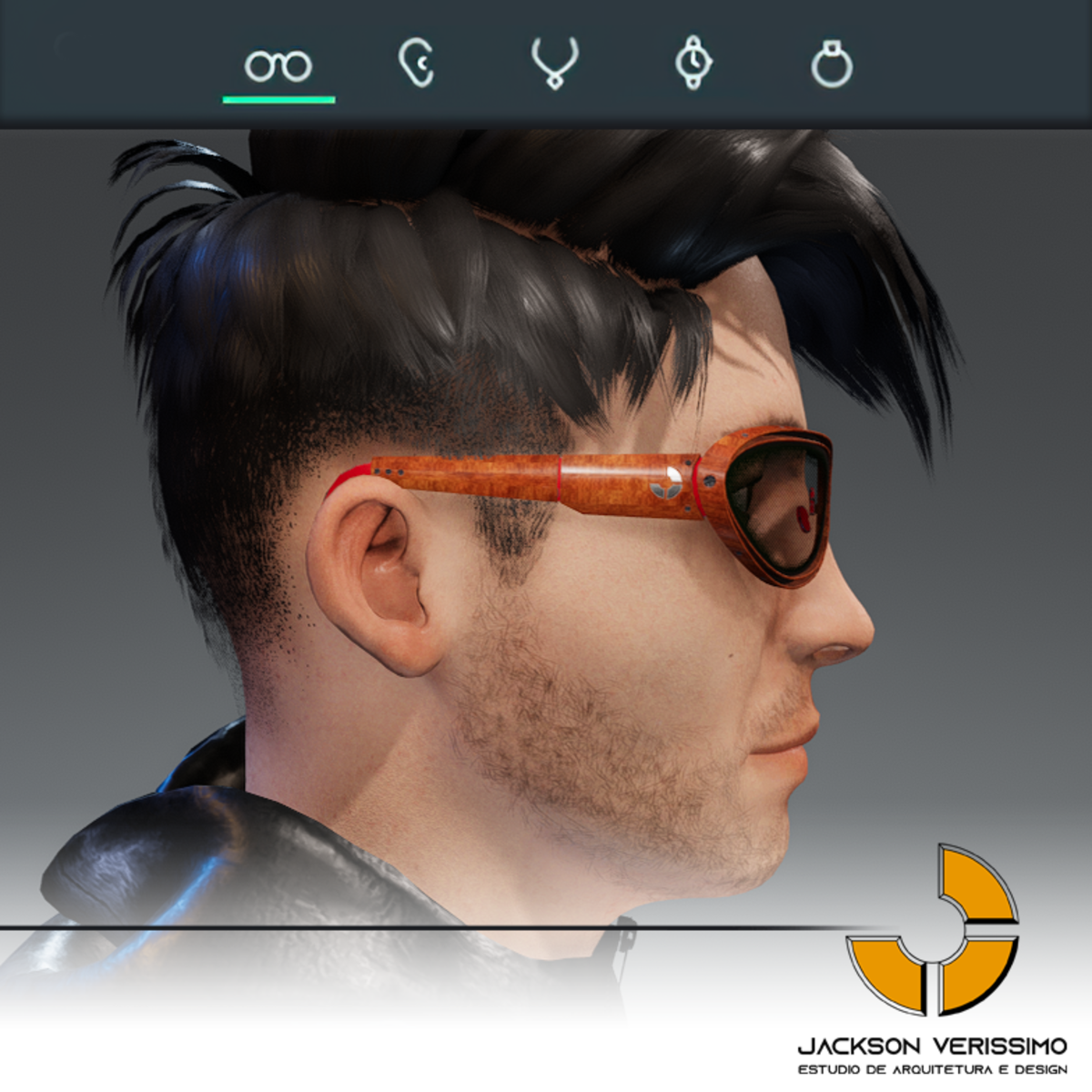 Janeiro Glasses- Wood1