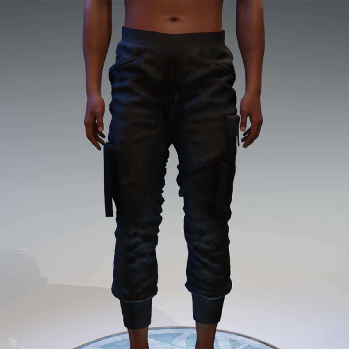 Cargo Pants for male in black