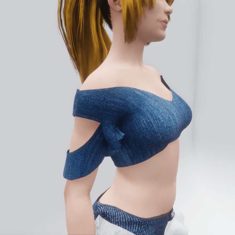 Off Shoulder Blouse (swatch 2)