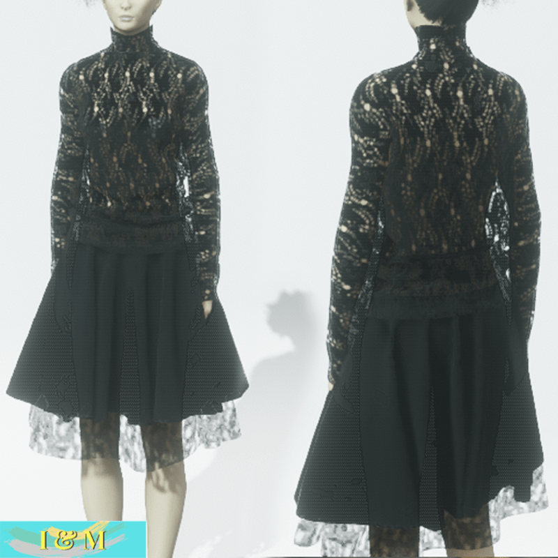 jacket cocoon openwork