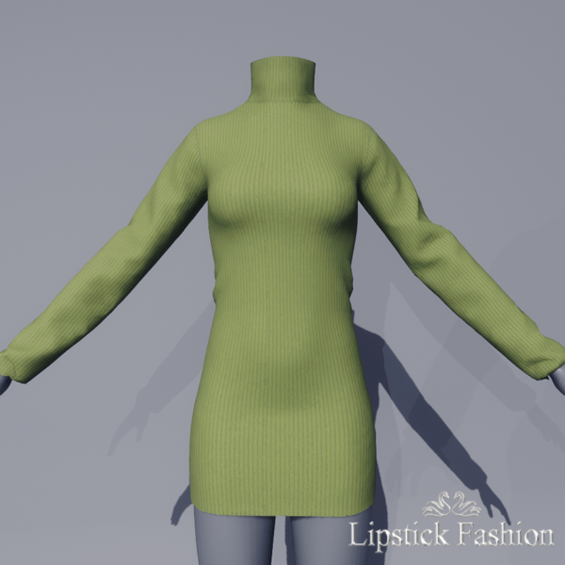 L.F. NOELLE KNIT DRESS GREEN 3