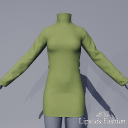 L.F. NOELLE KNIT DRESS GREEN 3