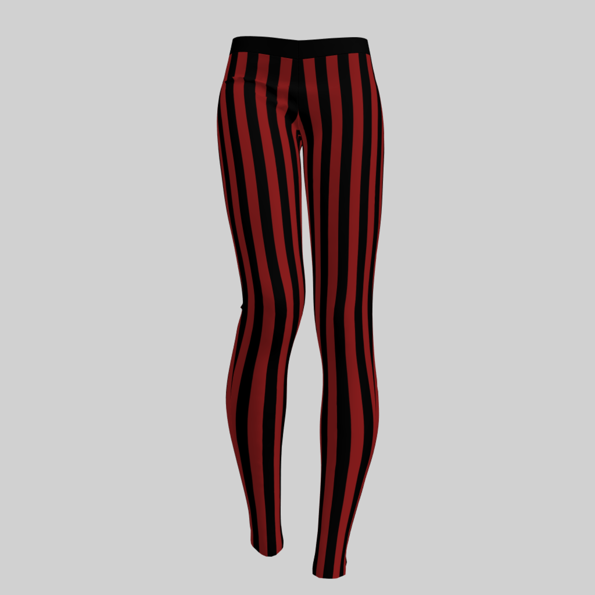 Leggings Maddy Stripes Black & Red 2.0