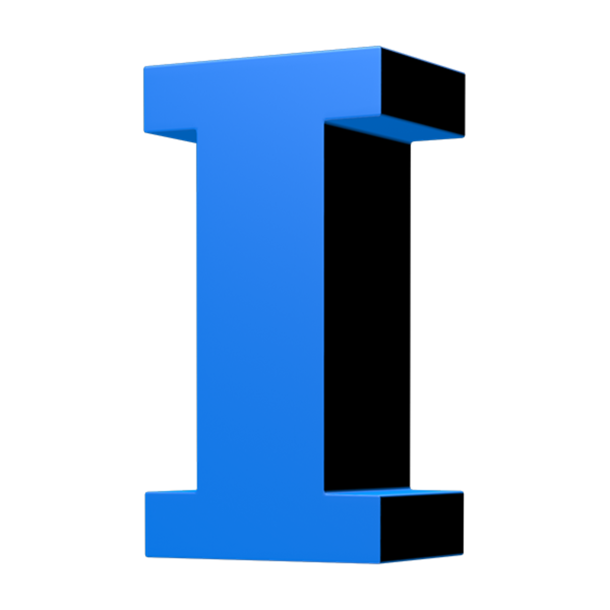 LOOT: Letter I (Blue)