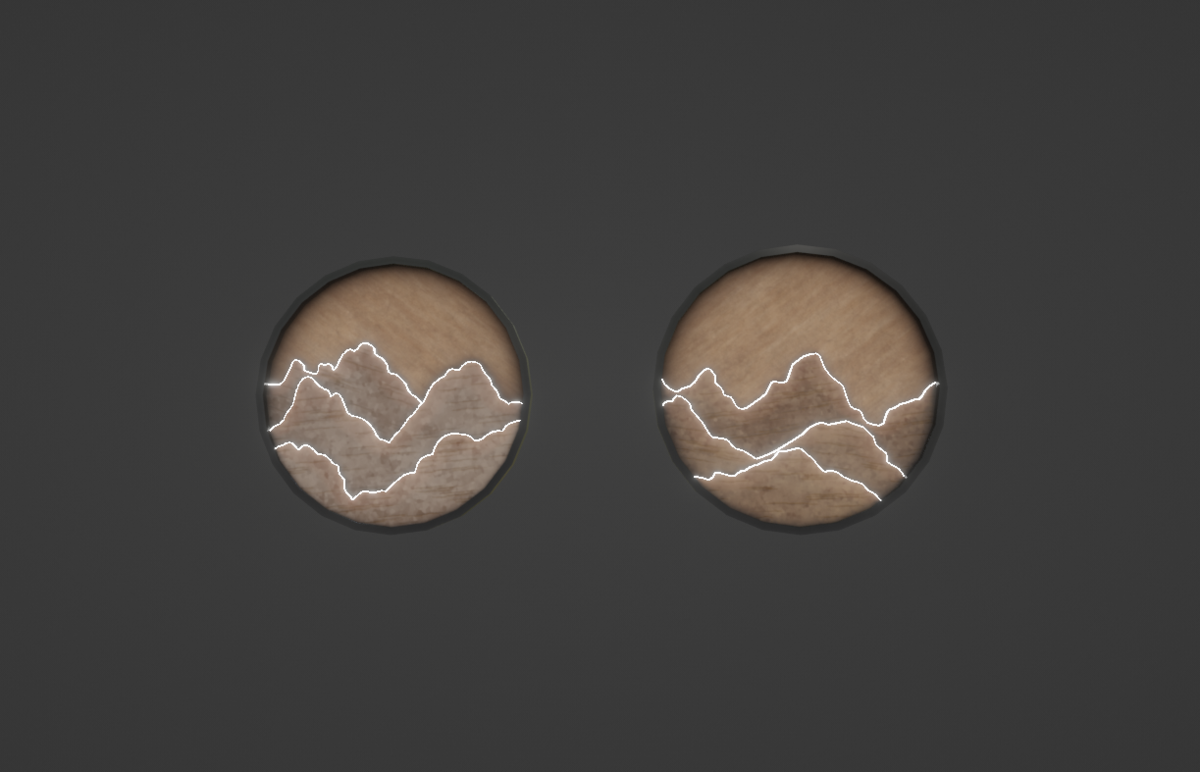 Bright Mountains wall decor