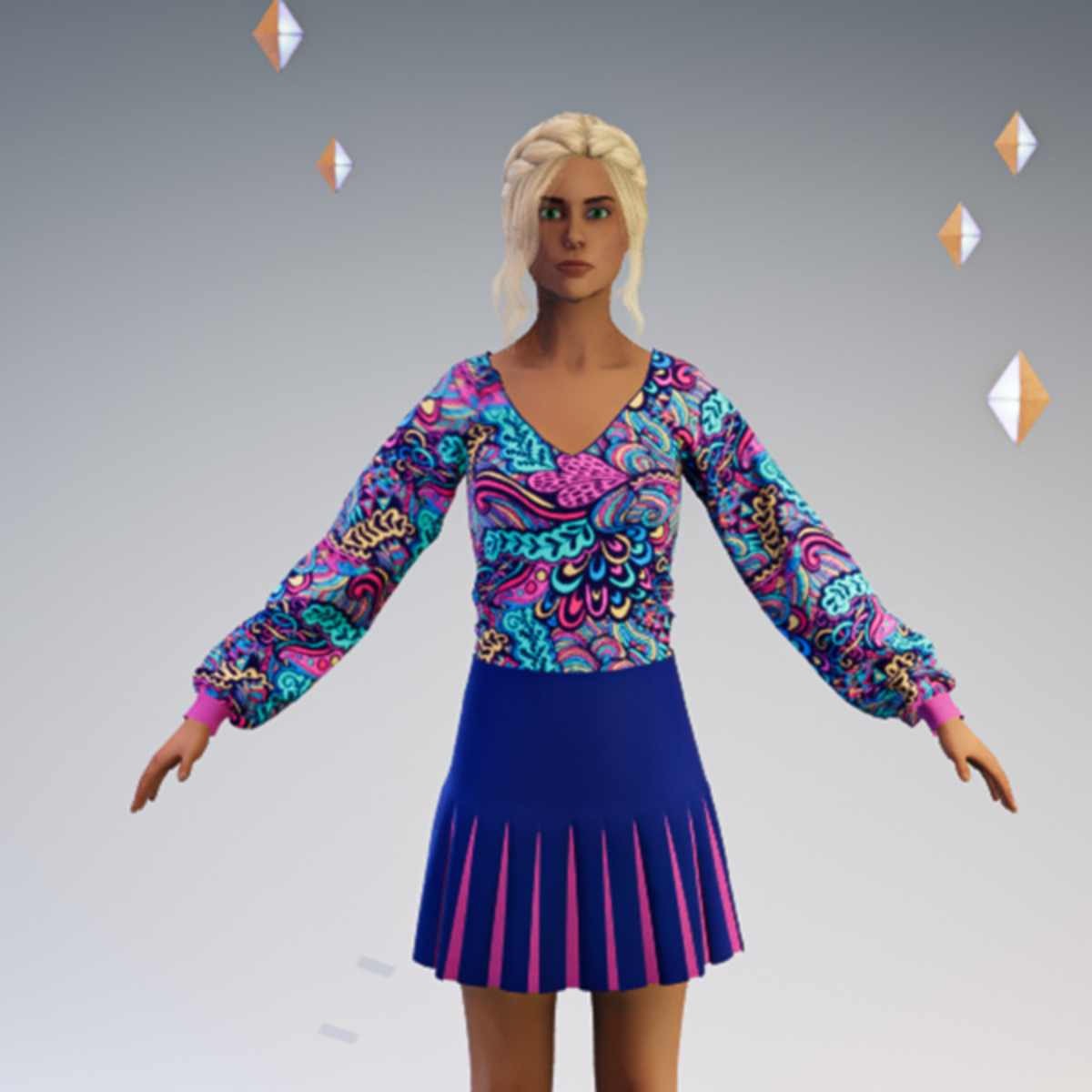 Pleated Skirt Outfit #4