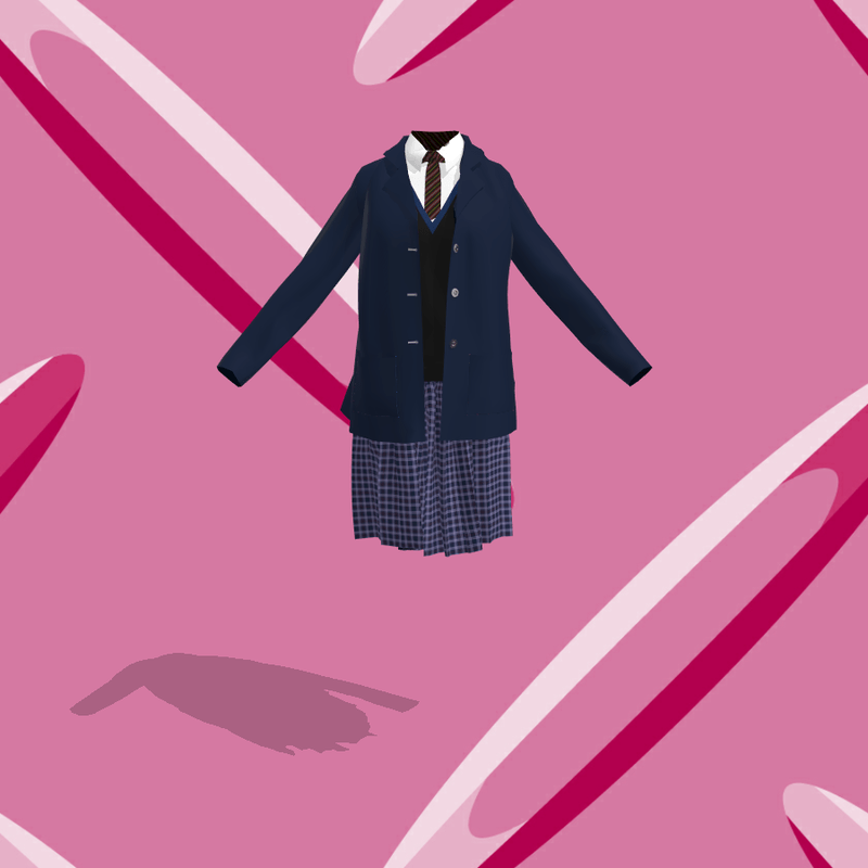 school girl 05 Navy